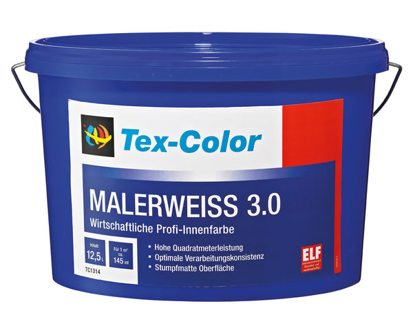 Tex-Color Malerweiß 3.0 - weiß - Palettenabnahme