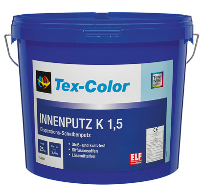 Tex-Color Innenputz K1,0 - K1,5 - K2,0  mm - weiß - Palettenabnahme