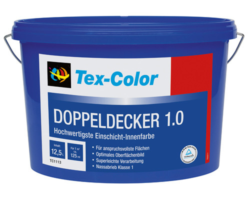 Tex-Color Doppeldecker 1.0 - weiß - Palettenabnahme